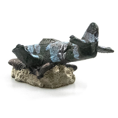 Small Aircraft Aquarium Decoration – Non-Toxic Resin Ornament