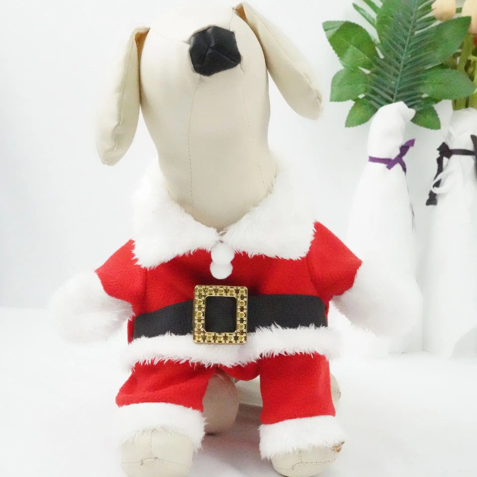 Festive Holiday Dog and Cat Cape - Adjustable Christmas Outfit for Pets