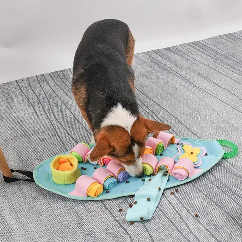 Interactive Dog Snuffle Mat for Training, Enrichment, Teething