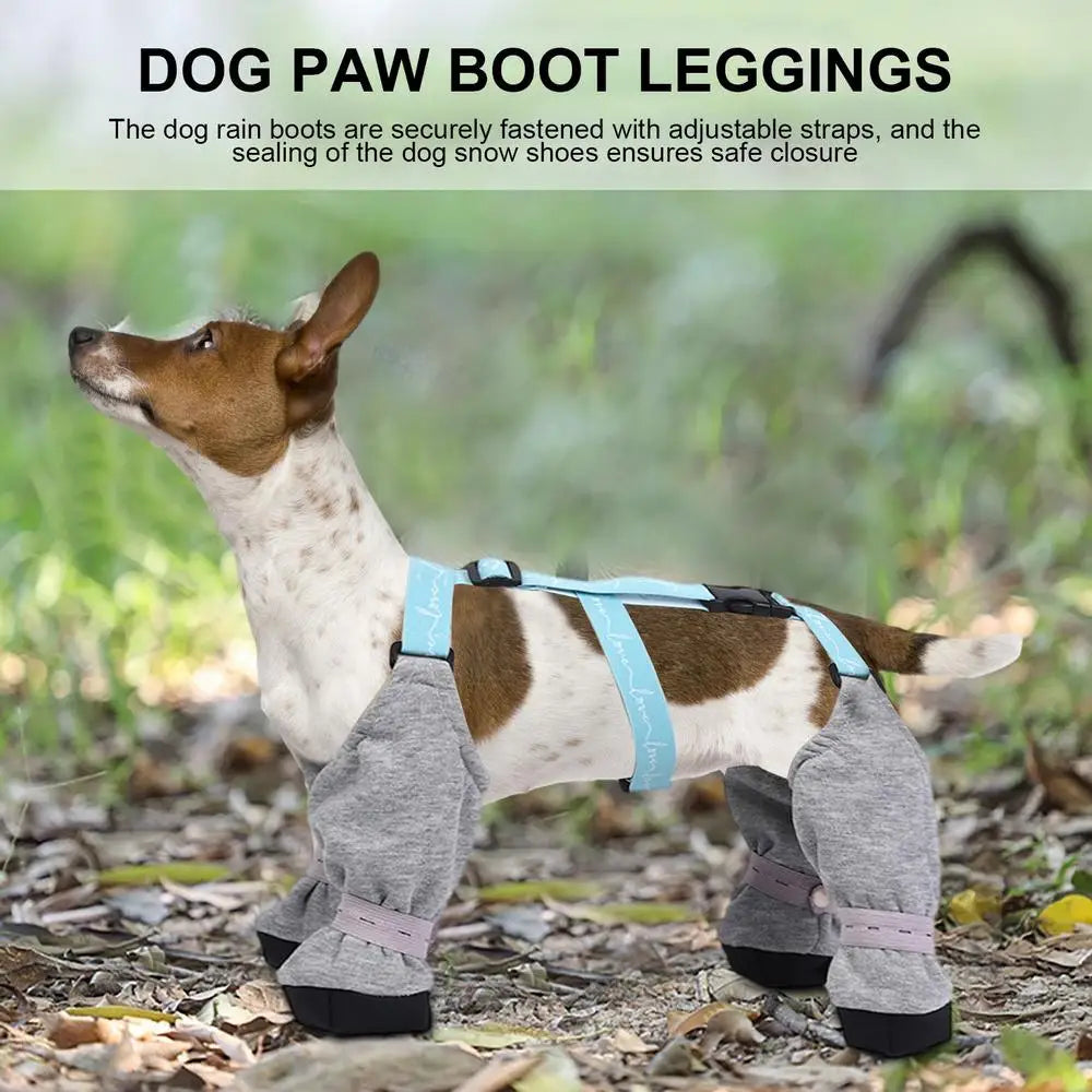 Waterproof Dog Boot Leggings - Adjustable Lightweight Paw Protection for Dogs