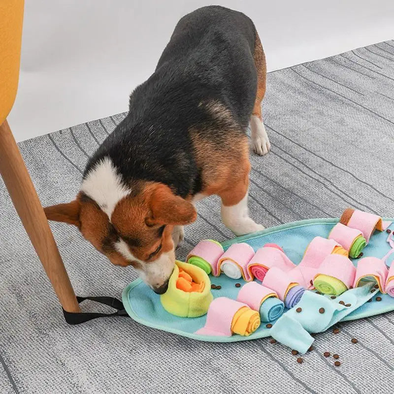 Interactive Dog Snuffle Mat for Training, Enrichment, Teething